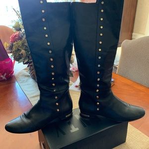Michael Kors Ailee Flat Studded Knee Boots